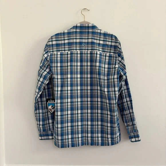 NEW KUHL Response Lite Long Sleeve Shirt In Storm Blue Sz Large - Picture 4 of 4